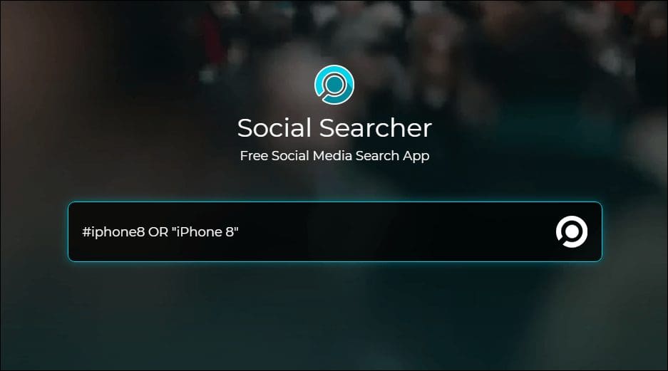Social Searcher Com