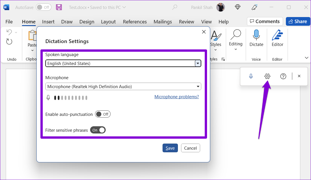 How to Use the Dictation Tool in Microsoft Word - 26