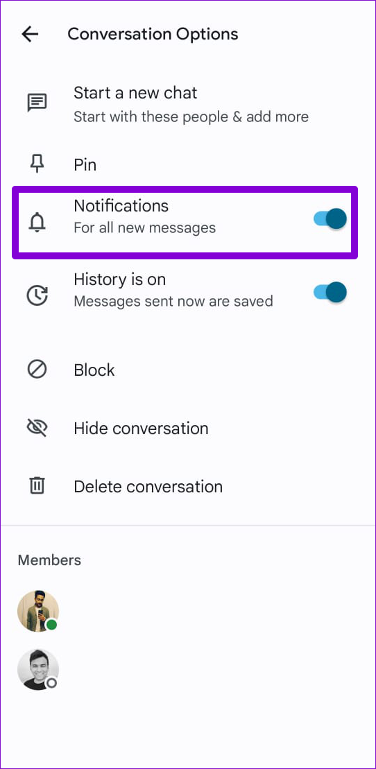 Top 8 Ways to Fix Google Chat App Notifications Not Working on Android and iPhone - 35