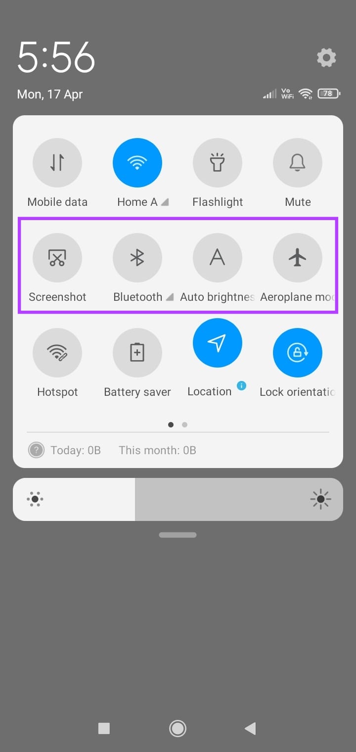 How to Customize and Use Quick Settings Menu on Android - 72