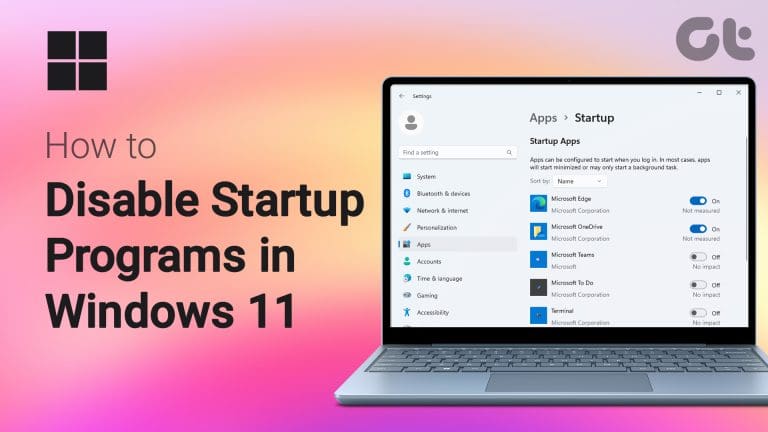 How to Disable Startup Programs in Windows 11 1