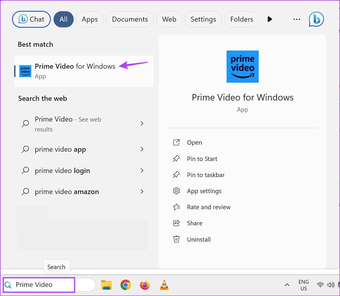 Prime Video pour Windows – Microsoft Apps
