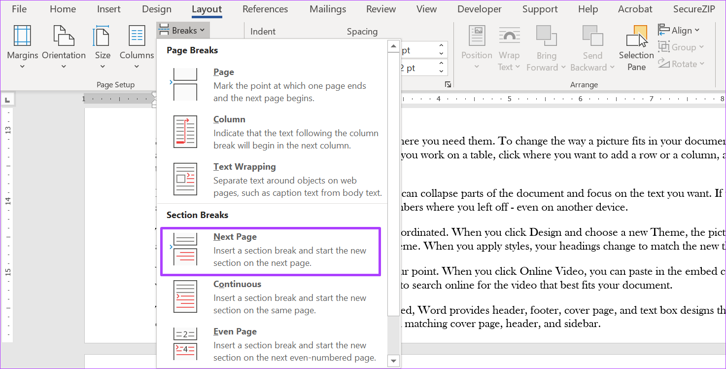 How to Change the Page Orientation in Microsoft Word - 5