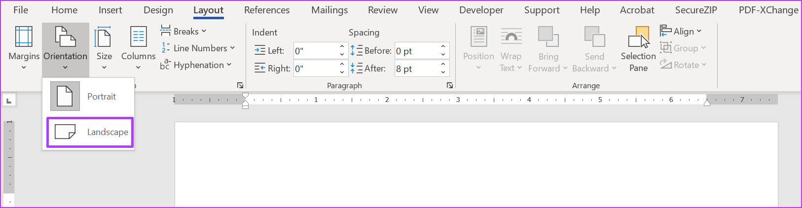 How to Change the Page Orientation in Microsoft Word - 44