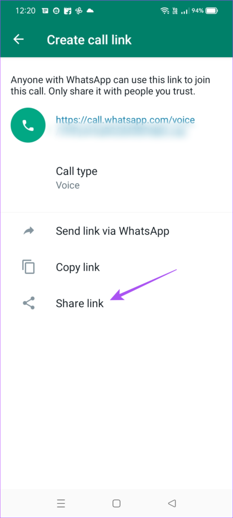 How to Create WhatsApp Call Link on iPhone and Android - 15