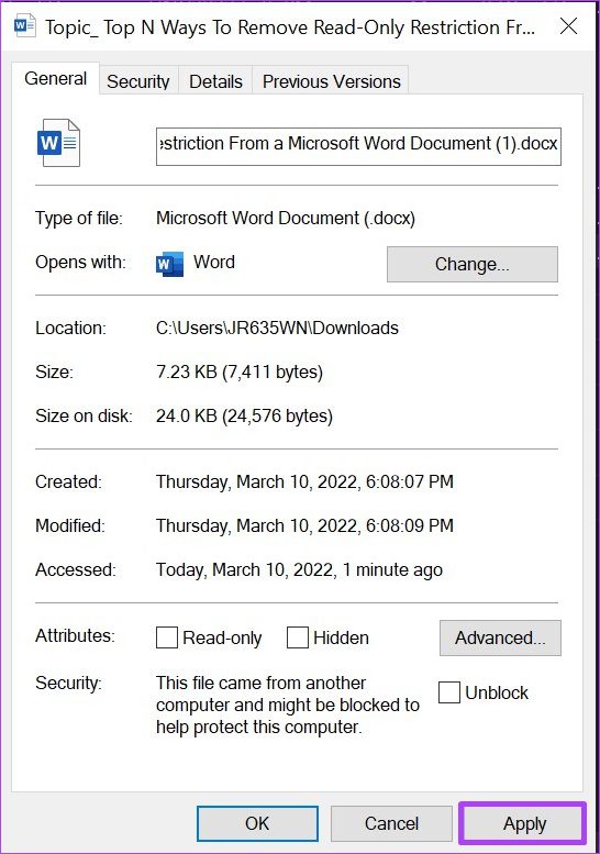 Top 3 Ways To Remove Read Only Restriction From a Microsoft Word Document - 83